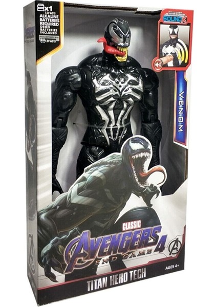 The Amazing Spider Man Sesli ve Işıklı 30 cm Eklemli Venom Oyuncak