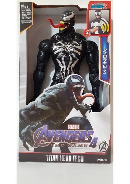 The Amazing Spider Man Sesli ve Işıklı 30 cm Eklemli Venom Oyuncak modelleri