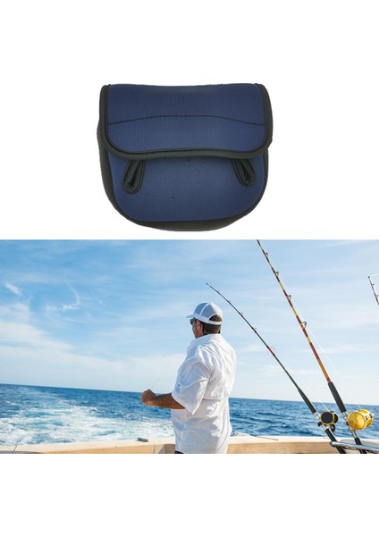Suya Dayanıklı Sinek Balıkçılık Reel Çanta Kılıf Kapak Kese Saklama Yem Döküm L Mavi Çentik Tipi (Yurt Dışından) fiyatları
