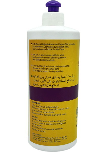 Protect Pasta Cila Hare Giderici Set 3x1000ml Menşei Almanya