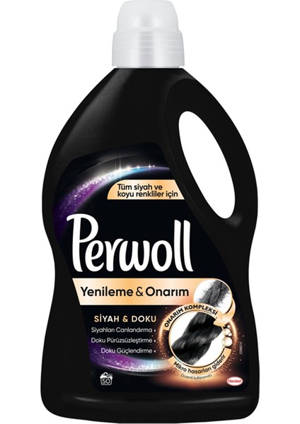 Siyahlar İçin Sıvı Deterjan 6 x 3 lt