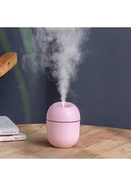 Dezenfeksiyon Nemlendirici USB Ev Sessiz Yatak Odası Büyük Kapasiteli Masaüstü Aroma Difüzör (Pembe) (Yurt Dışından)