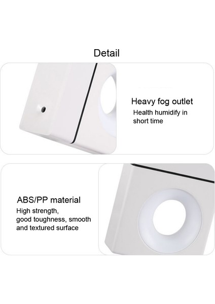 Mini Hava Nemlendirici USB Hava Mist Maker Spayer Gece Lambası Aromaterapi Difüzör Hava Arıtma (Beyaz) (Yurt Dışından) fiyatları