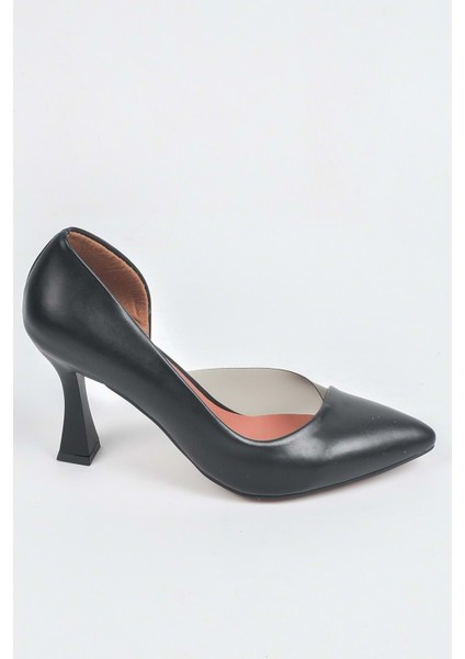 653 Kadın Şeffaf Detaylı Klasik Stiletto