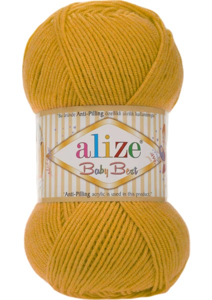 Baby Best El Örgü Ipi Renk KODU:281-SAFRAN