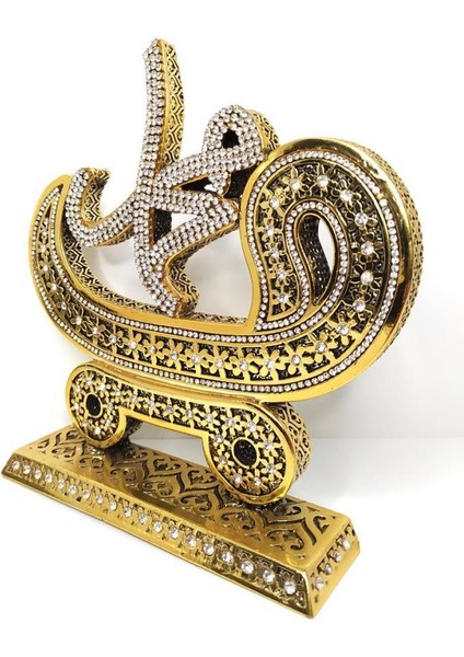 Muhammet Lafzı (S.a.v) Swarovski Taşlı Biblo Ev Masa Dekoru fiyatları