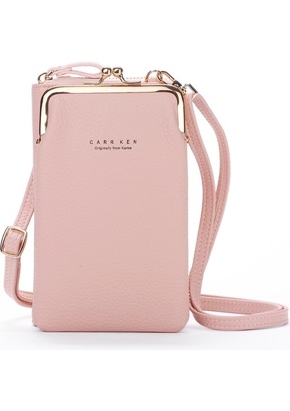 H2107 Çakıllı Fermuar Cüzdan Sarı (Yurt Dışından)