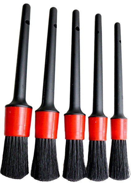 5 Adet Araba Detaylandırma Fırça Kiti Araç Araç Tekerlek Detayı Için Temiz Fırça