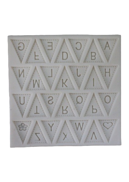 Flama Bayrak Silikon Kalıp