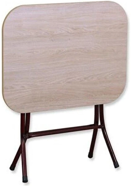 Sivas Gözde Mobilya Ecowood Katlanır Dikdörtgen Masa 60X60X75CM