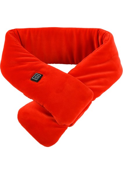 Üç Sıcaklık Ayarlı Isıtmalı Eşarp - Kırmızı (Yurt Dışından)
