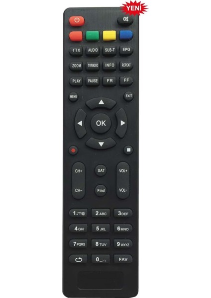 KR0136 Moonstar 9500 Hd Mıcrostar Msr 30 Techstar 6000 Hd Megasat Kumandası