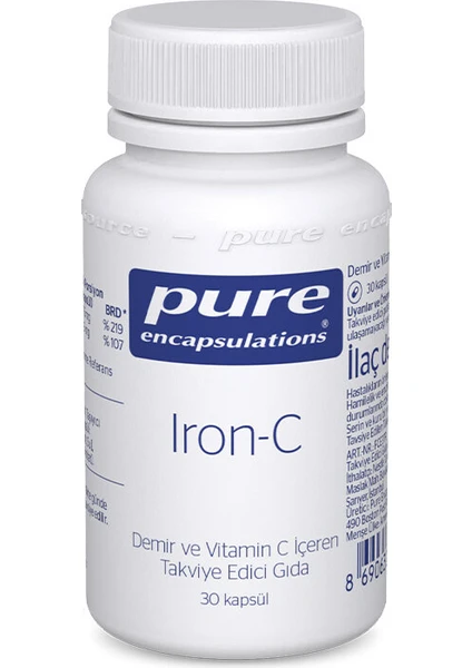 Pure Encapsulations Iron-C 30 Kapsül