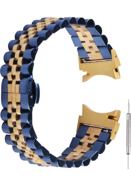 Samsung Galaxy Watch4 Için Çelik Kayış (Yurt Dışından)