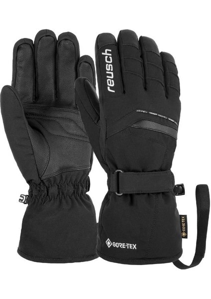 Manni Goretex Erkek Snowboard Eldiveni Siyah