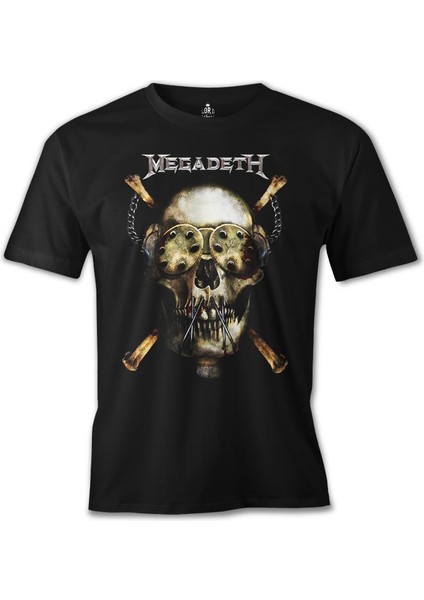Lordd T-Shirt Megadeth - Vic 3 Siyah Erkek Tshirt