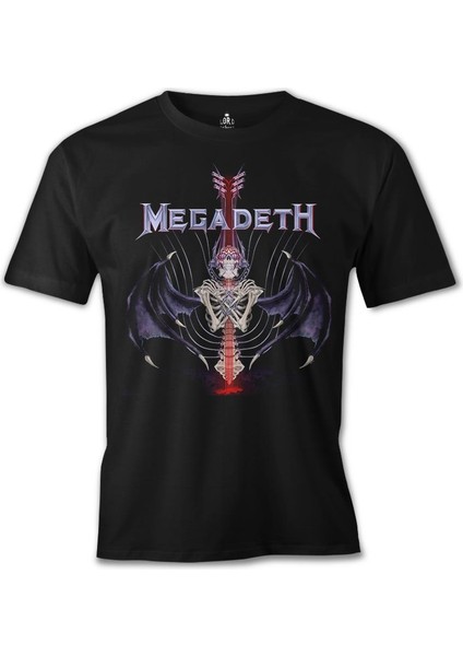 Lordd T-Shirt Megadeth - Vic 2 Siyah Erkek Tshirt