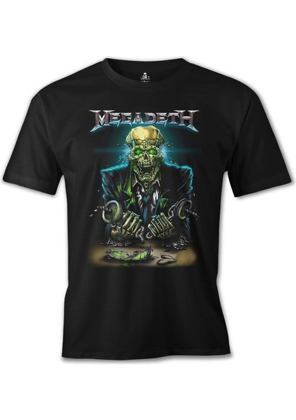 Lordd T-Shirt Megadeth - Vic 4 Siyah Erkek Tshirt