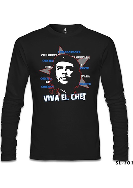 Lordd T-Shirt Che Guevara - Viva Siyah Erkek Sweatshirt fiyatları