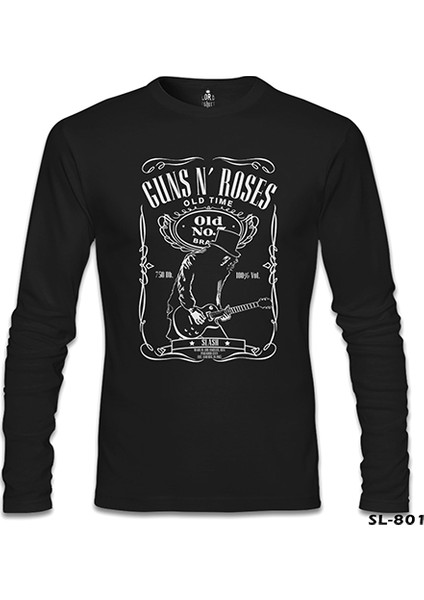 Lordd T-Shirt Guns N' Roses - Old Time Siyah Erkek Sweatshirt fiyatları