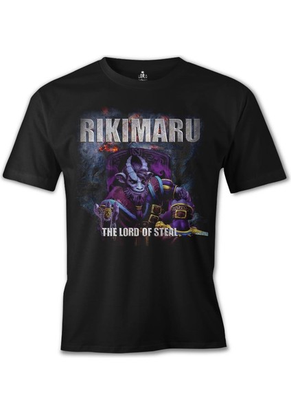 Lordd T-Shirt Dota 2 - Rikimaru Siyah Erkek Tshirt