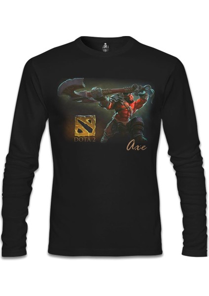 Lordd T-Shirt Dota 2 - Axe Siyah Erkek Sweatshirt
