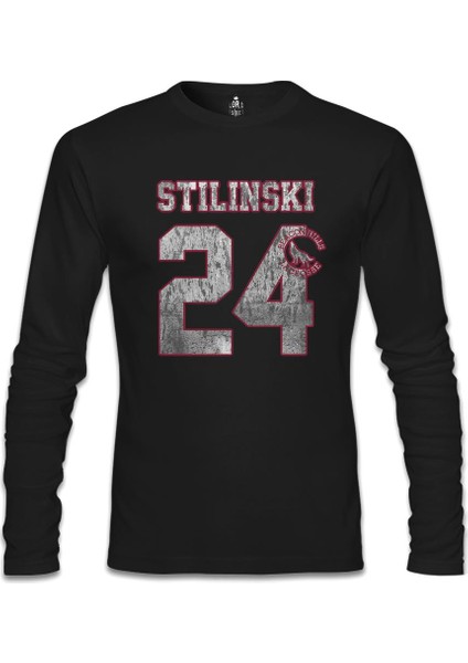 Lordd T-Shirt Teen Wolf - Stilinski 24 Siyah Erkek Sweatshirt