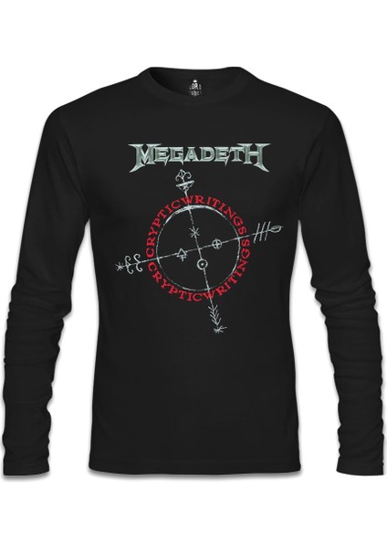 Lordd T-Shirt Megadeth - Cryptic Writings Siyah Erkek Sweatshirt