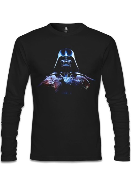 Lordd T-Shirt Star Wars - Darth Vader 3 Siyah Erkek Sweatshirt