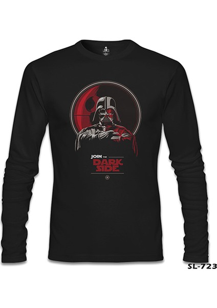 Lordd T-Shirt Star Wars - Join The Dark Side Siyah Erkek Sweatshirt fiyatları