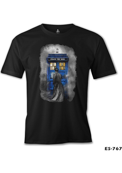 Lordd T-Shirt Doctor Who - Tardis Siyah Erkek Tshirt fiyatları