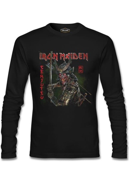 Lordd T-Shirt Iron Maiden - Senjutsu Siyah Erkek Sweatshirt