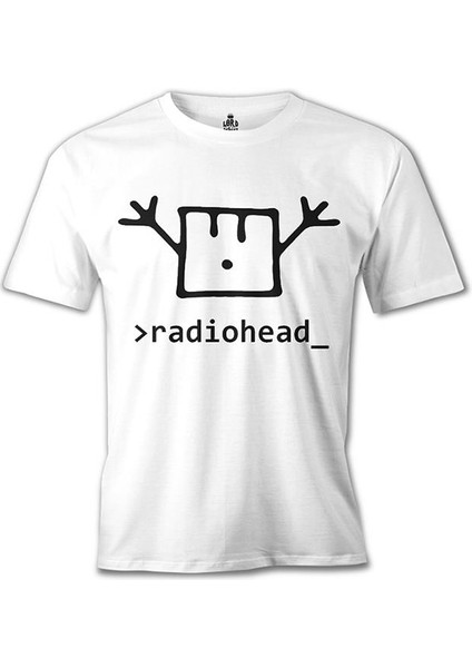 Lordd T-Shirt Radiohead Beyaz Erkek Tshirt
