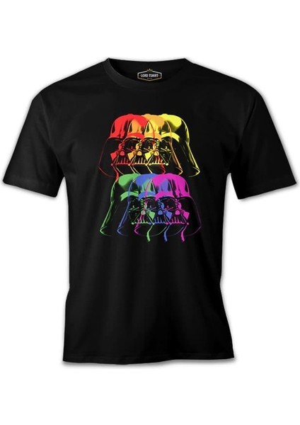 Lordd T-Shirt Star Wars - Darth Vader Colors Siyah Erkek Tshirt