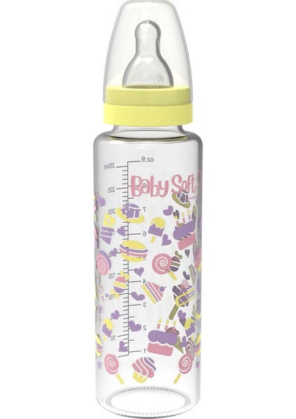 Cam Biberon Sarı 250 ml