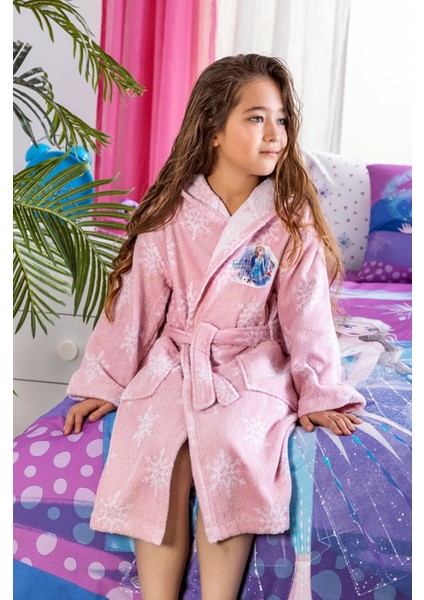 Lisanslı Çocuk Bornozu Frozen Trust 9/10 Yaş