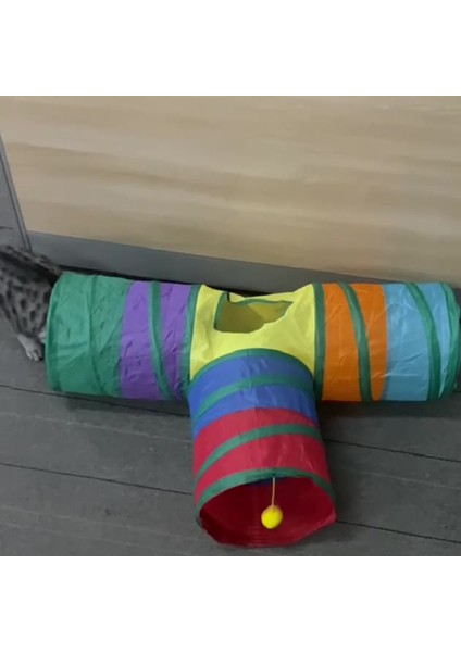 Katlanabilir Kedi Tünel Oyuncağı (Yurt Dışından)