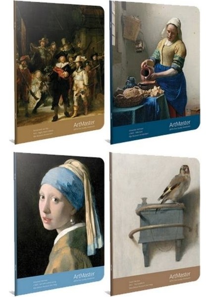 - Art Master - Tel Dikişli Lx-Karton Kapak Defter