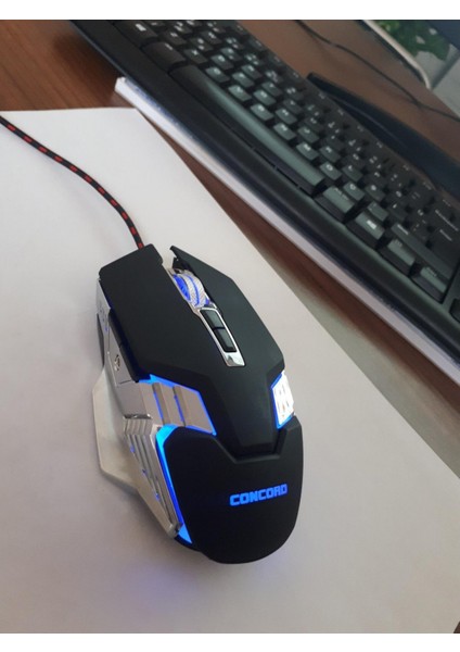 C-25 7 Tuşlu Rgb Gaming Mouse 7200 Dpı Mouse Pad Hediyeli modelleri