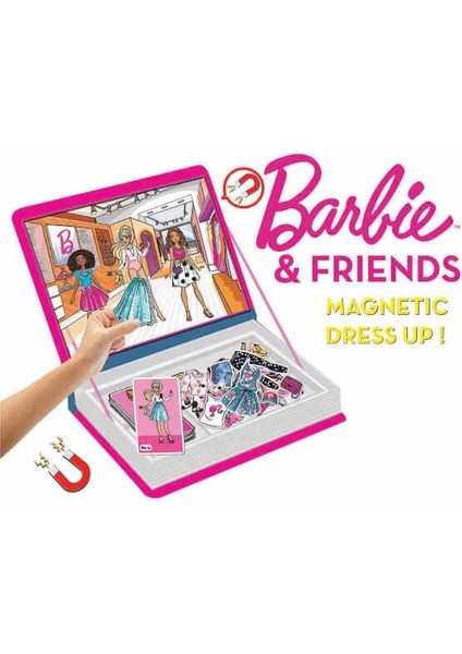 Barbie ve Arkadaşları, Manyetik Kıyafet Giydirme Magnet Kostümler, Eğitici Puzzle