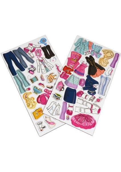 Barbie ve Arkadaşları, Manyetik Kıyafet Giydirme Magnet Kostümler, Eğitici Puzzle