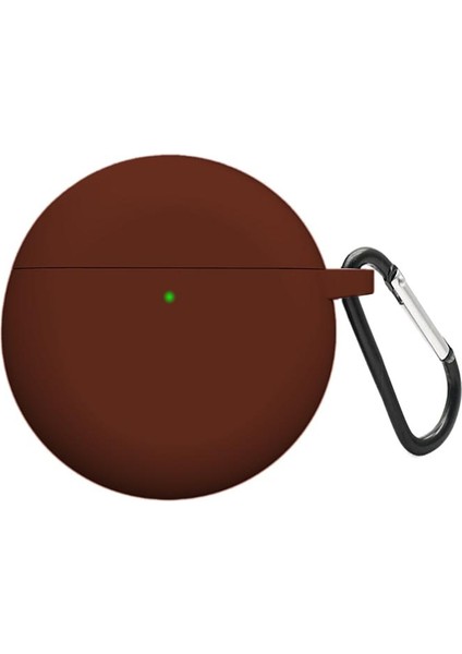 Huawei Freebuds 4 Mat Silikon Kılıf Kahverengi