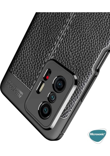 Xiaomi Mi 11T Pro Kılıf Deri Dokulu Silikon Siyah modelleri