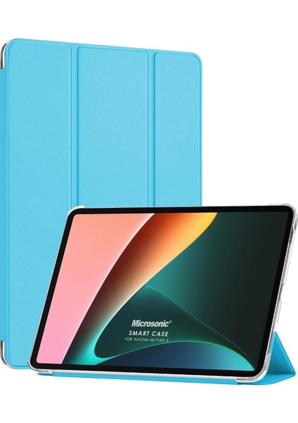 Xiaomi Mi Pad 5 Smart Case ve Arka Kılıf Mavi