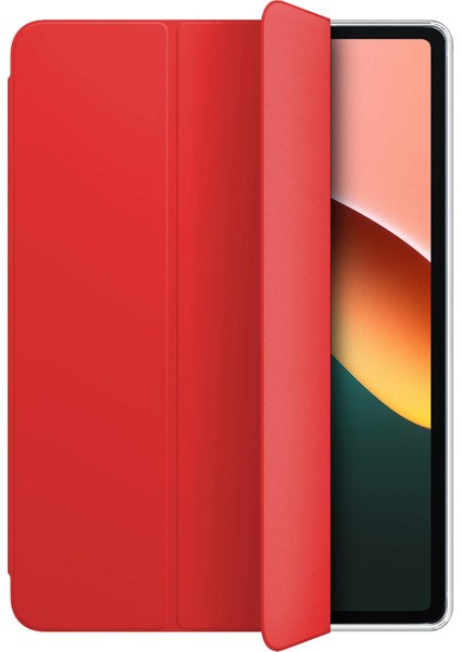 Xiaomi Mi Pad 5 Smart Case ve Arka Kılıf Kırmızı