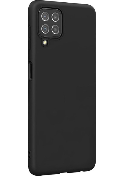 Matte Silicone Samsung Galaxy M32 4g Kılıf Siyah