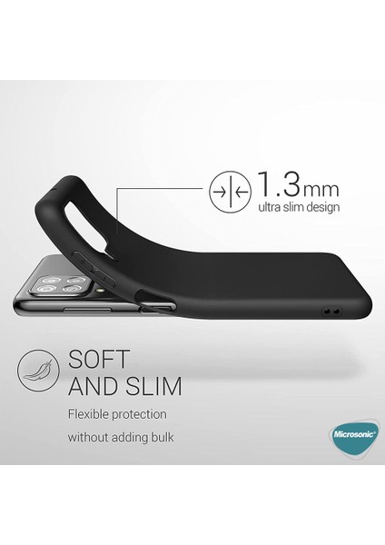 Matte Silicone Samsung Galaxy M32 4g Kılıf Siyah
