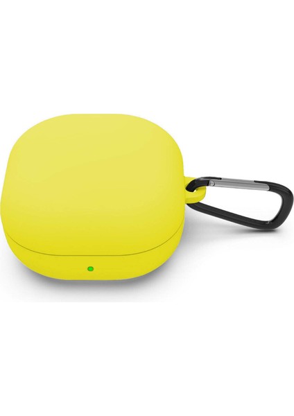 Samsung Galaxy Buds 2 Mat Silikon Kılıf Sarı