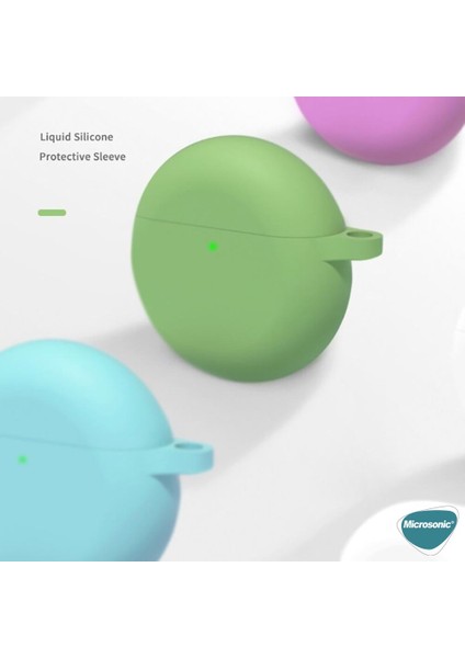 Huawei Freebuds 4 Mat Silikon Kılıf Turkuaz modelleri