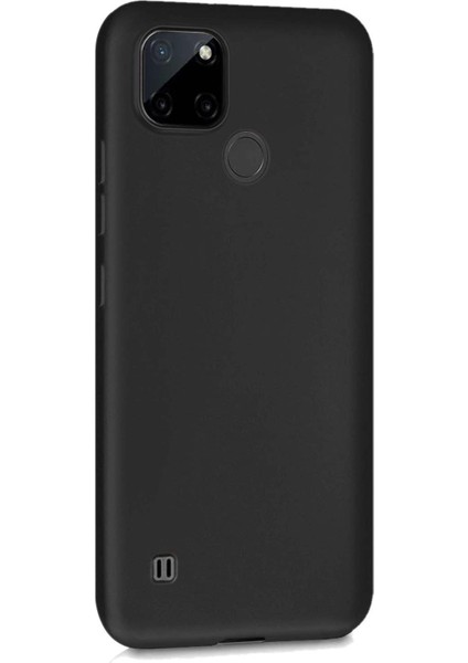 Matte Silicone Realme C11Y Kılıf Siyah